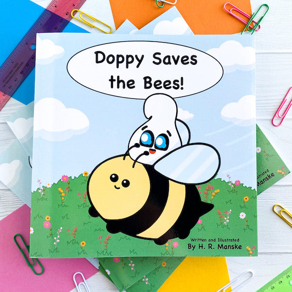 Doppys, Doppy, Doppy and the Runaway Balloons, Doppy Saves the Bees, children's books, award winning children's books, rhyming picture books, books for kids, kids books