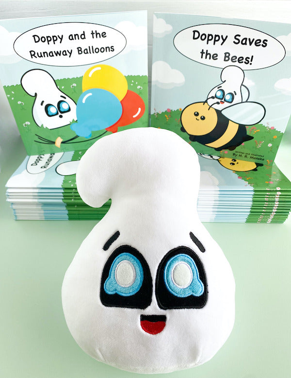 Doppy Plush Toy + Two Books Bundle