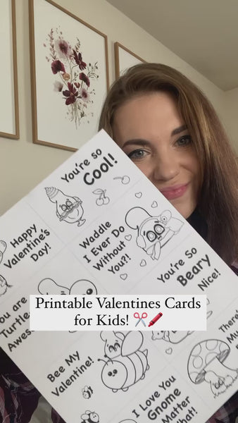 free printable Valentines card for kids, valentines for kids, valentines printables