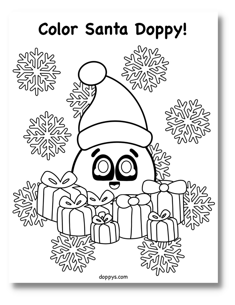 Doppys, free printables for kids, printables, dot to dot activity sheets, maze printables, coloring sheets for kids, coloring pages for kids, cute coloring printables, printables for kids, christmas printables for kids, christmas coloring pages for kids, christmas activities for kids