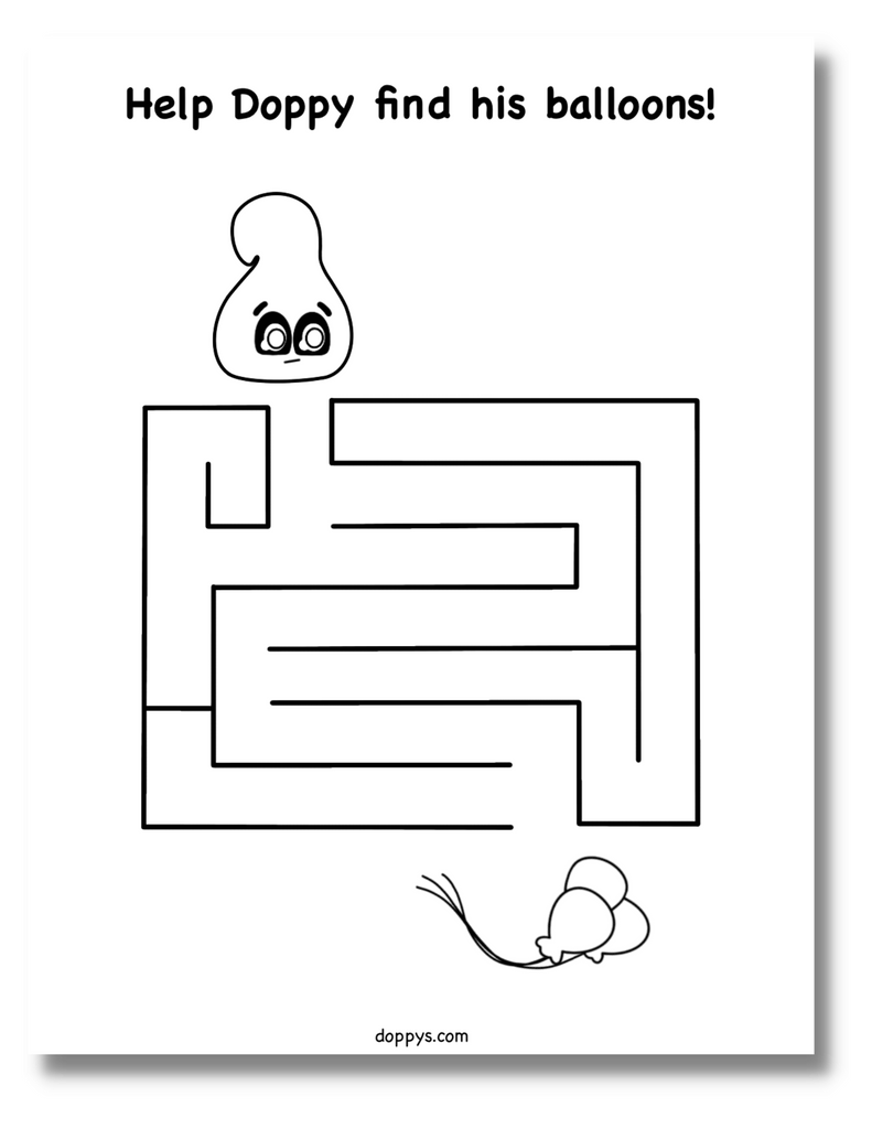 Doppys, free printables for kids, printables, dot to dot activity sheets, maze printables, coloring sheets for kids, coloring pages for kids, cute coloring printables, printables for kids, free preschool printables, free printable activities free printables for toddlers, coloring sheets 